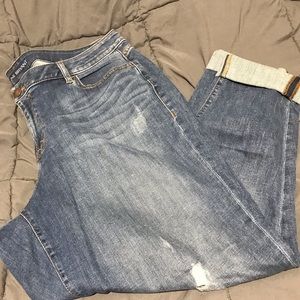 Lane Bryant  size 20 distressed boyfriend jeans